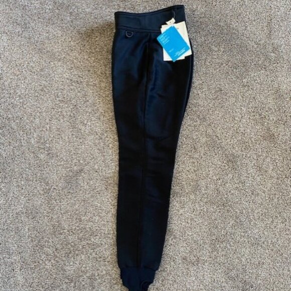 NWT Vintage Schoeller Skifans Stretch Stirrup Ski Pants Black Sz 4 - Picture 3 of 13